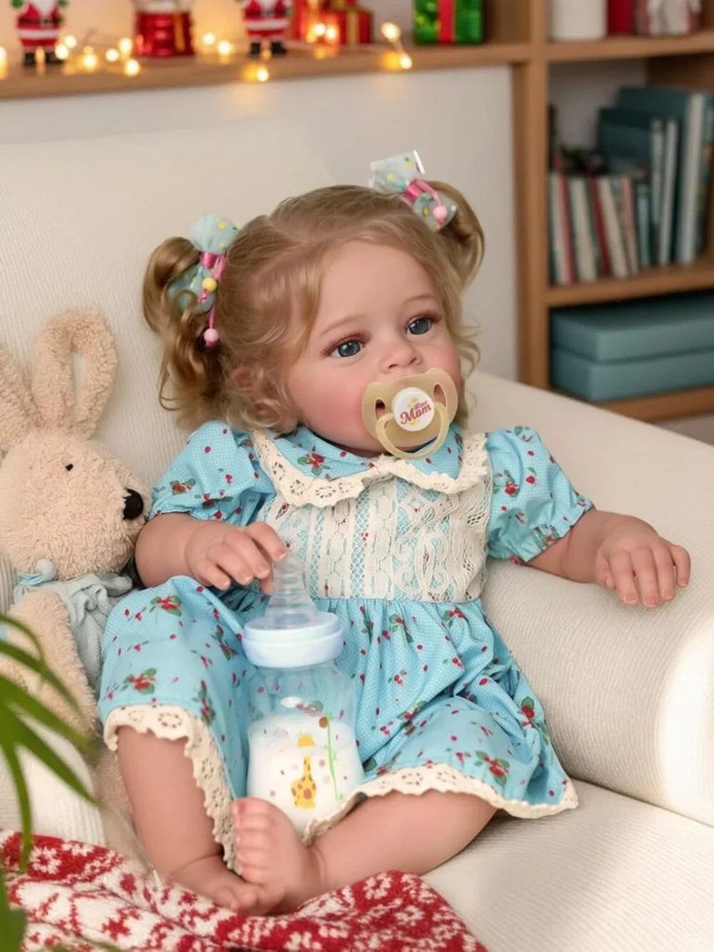 Reborn Baby Dolls, 18 Inch Realistic Baby Doll with Hand Rooted Hair | Newborn B